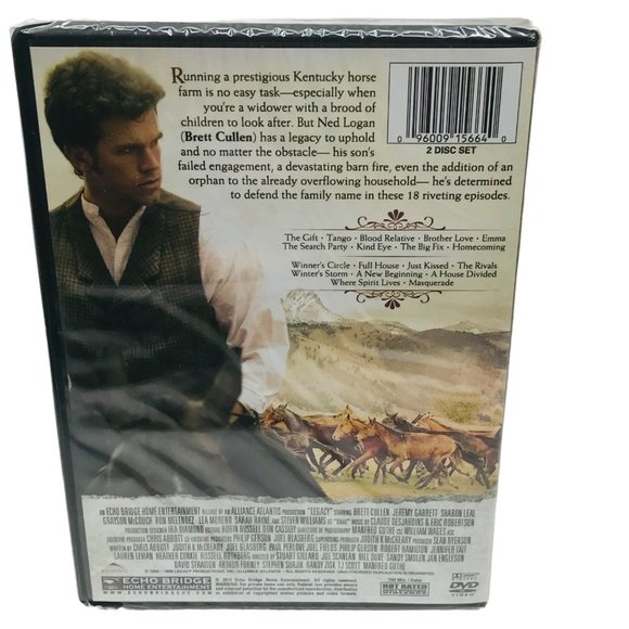 Legacy The Complete Series 2 Disc Set DVD 2013 Brett Cullen New In Package - Picture 2 of 8